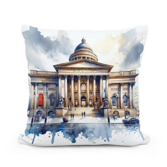 Liverpool Walker Gallery Cotton Cushion - Main Image