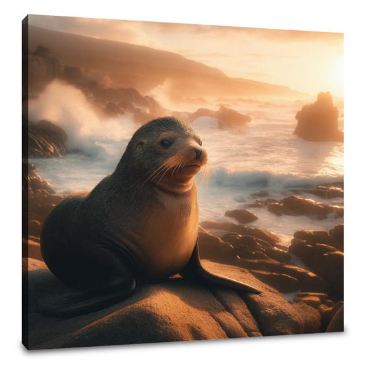Sunset Seal Canvas - Main Image