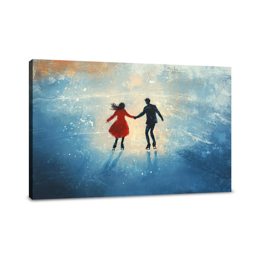 Skating Companions Canvas - Main Image
