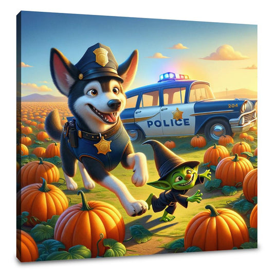 Goblin Chase Canvas - Main Image