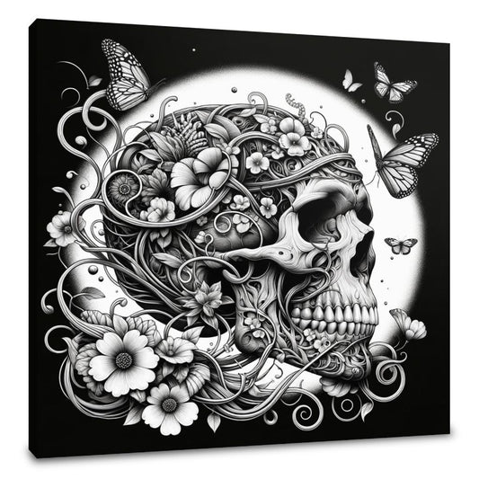 Surreal Skull Canvas - Main Image
