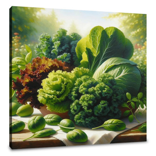Gathering of Greens Canvas - Main Image