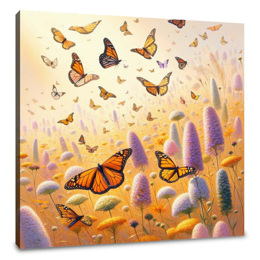 Monarch Meadow Canvas - Main Image