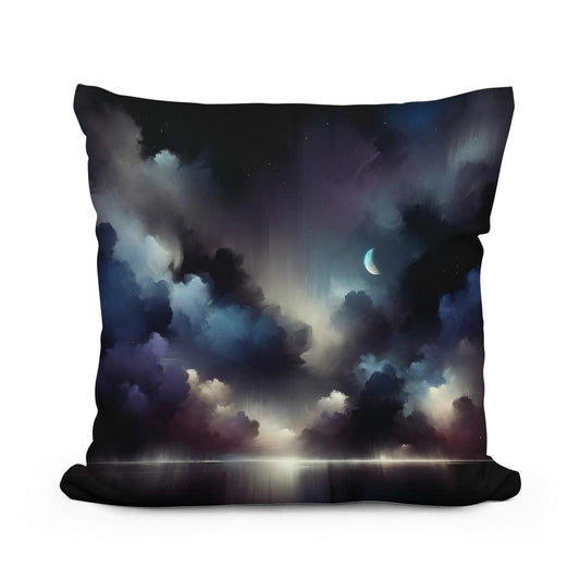 Nocturnal Contemplation Cotton Cushion - Main Image