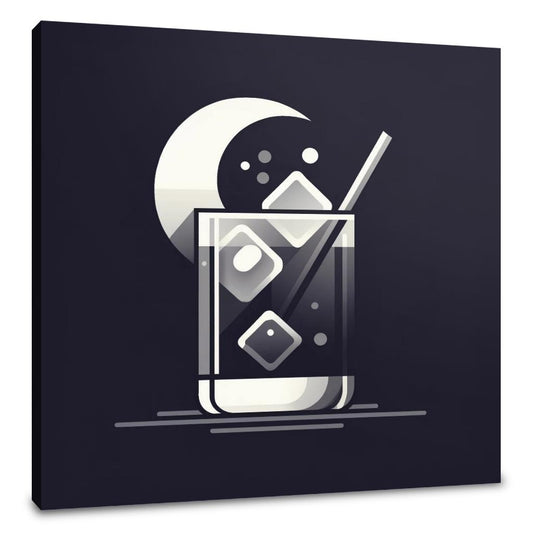 Dark & Stormy Minimalist Canvas - Main Image