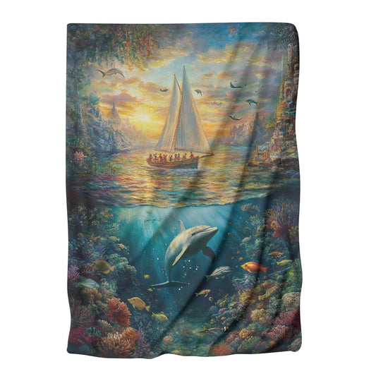 Oceanic Wonders Blanket - Main Image