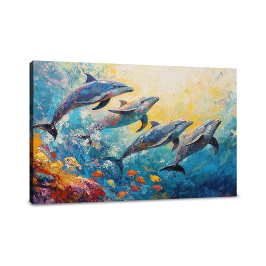 Dolphin Dreams Canvas - Main Image