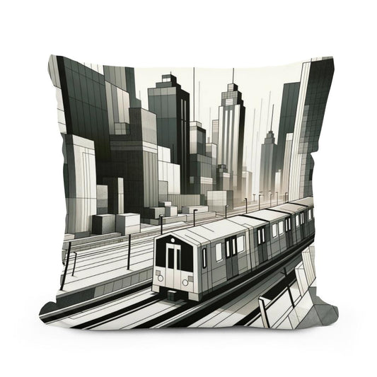 Urban Pulse Cotton Cushion - Main Image