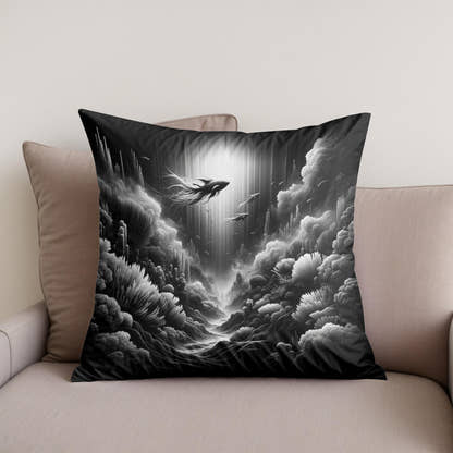 Mysteries of the Deep Cotton Cushion - Secondary Image