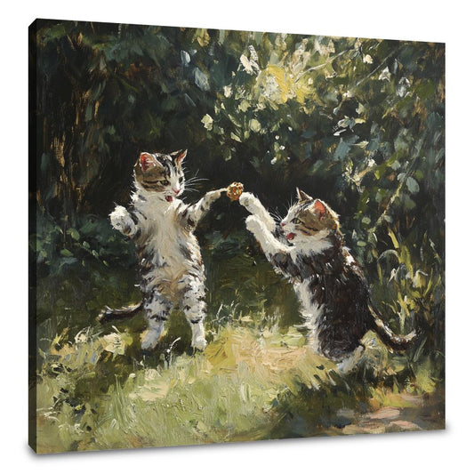 Feline Hunters Canvas - Main Image