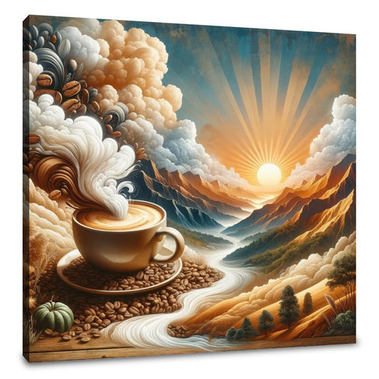 Café Dawn Horizon Wall Art Poster - Main Image