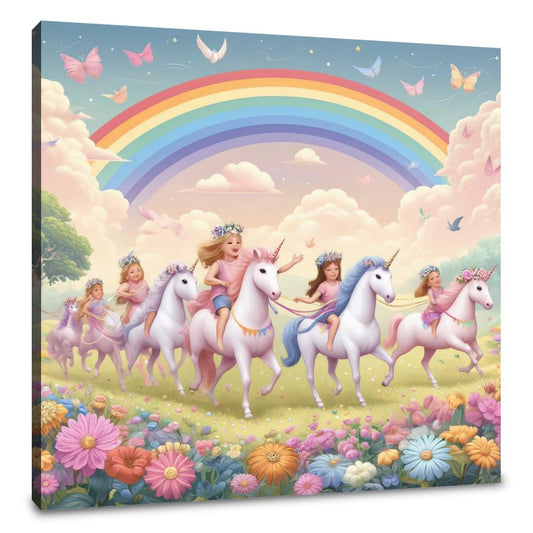 Unicorn Parade Canvas - Main Image