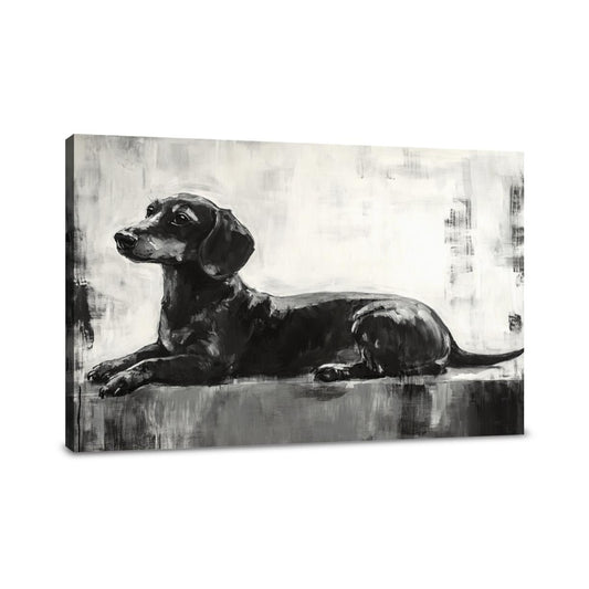 Dappled Dachshund Canvas - Main Image
