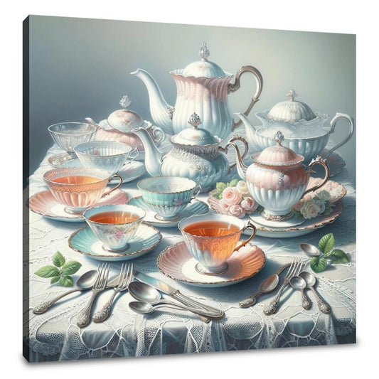 Timeless Tea Time Canvas - Main Image