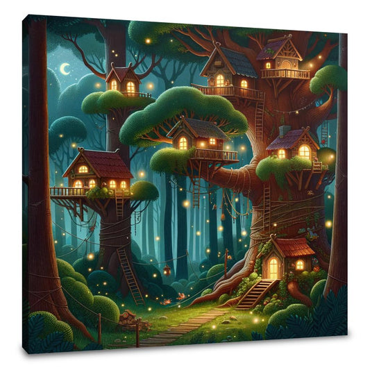 Twilight Treetop Canvas - Main Image