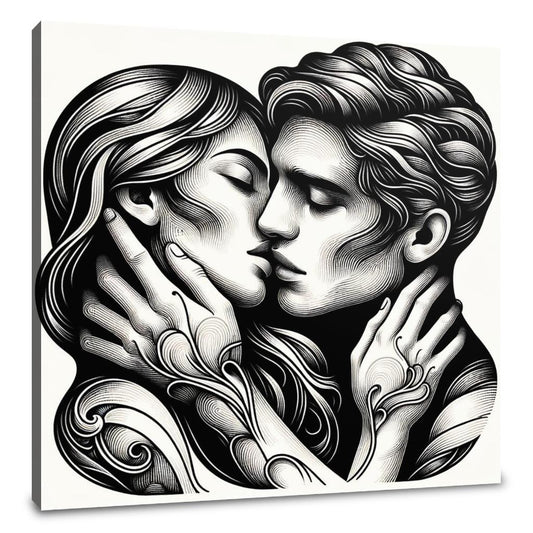 Golden Kiss Canvas - Main Image
