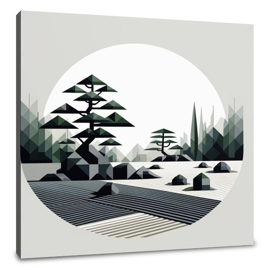 Zen Geometry Canvas - Main Image