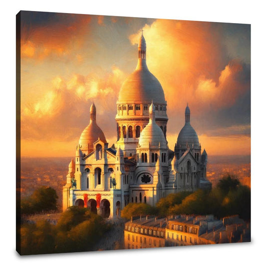 Radiance of Paris Sacré-Cœur Canvas - Main Image