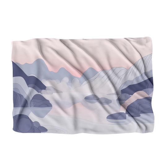 Tranquil Mountain Springs Blanket - Main Image