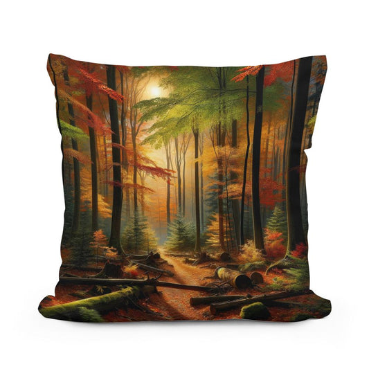 Autumnal Whisper Cotton Cushion - Main Image