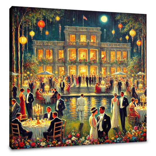Gatsby's Enchanted Evening Canvas - Main Image
