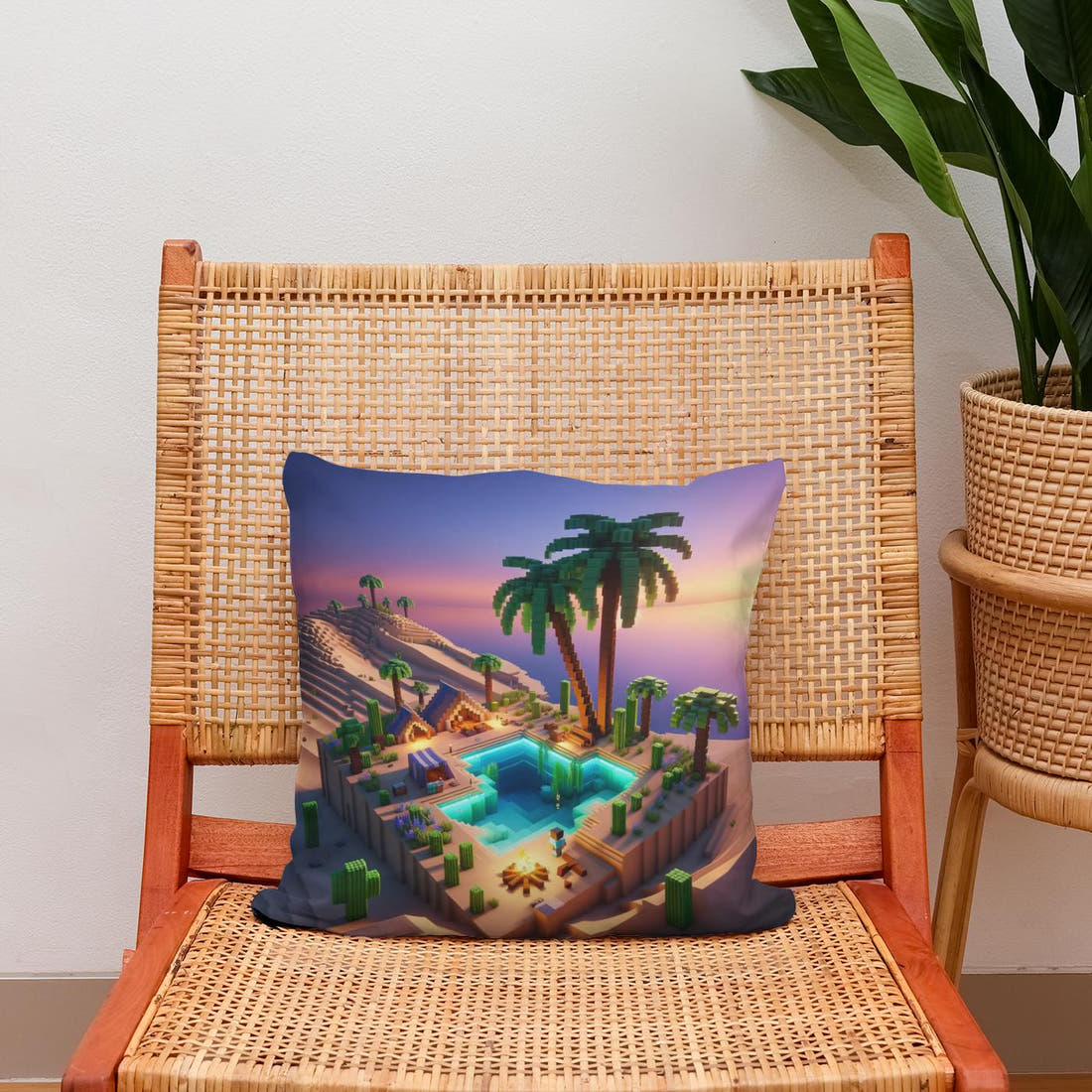 Desert Dusk Cotton Cushion - Secondary Image 2