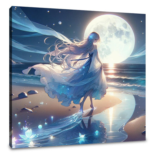 Mystic Moonlight Dance Canvas - Main Image