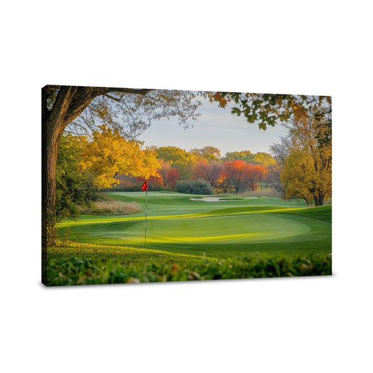 Golf Course Dawn Canvas - Main Image