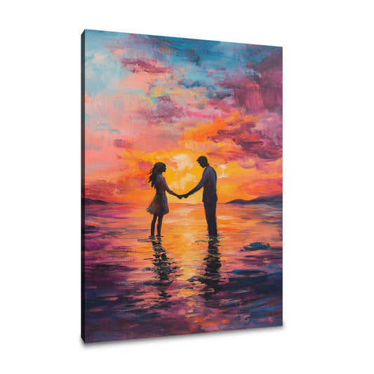 Sunset Silhouette Canvas - Main Image