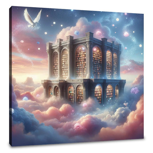 Celestial Library Canvas - Main Image