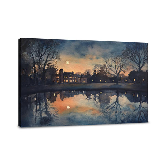 Midnight Verulamium Park Canvas - Main Image