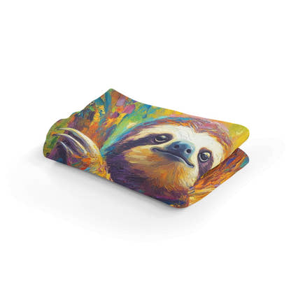Rainbow Joy Sloth Blanket - Secondary Image 2