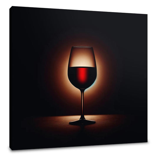 Mystic Wine Silhouette Canvas - Main Image