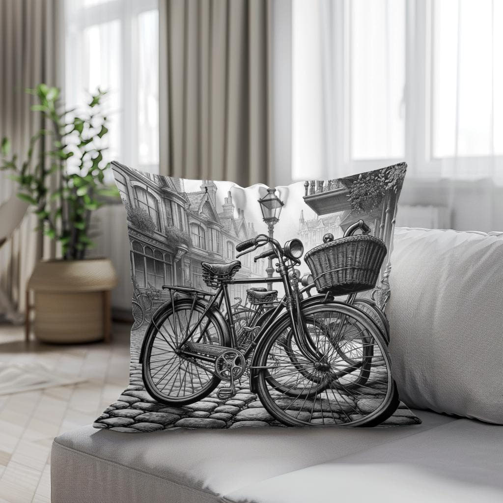 Cobblestone Memories Cotton Cushion - Secondary Image 4