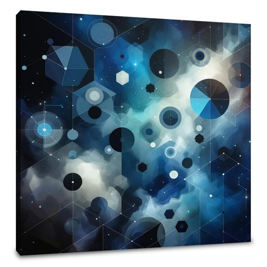 Cosmic Geometry Canvas - Main Image