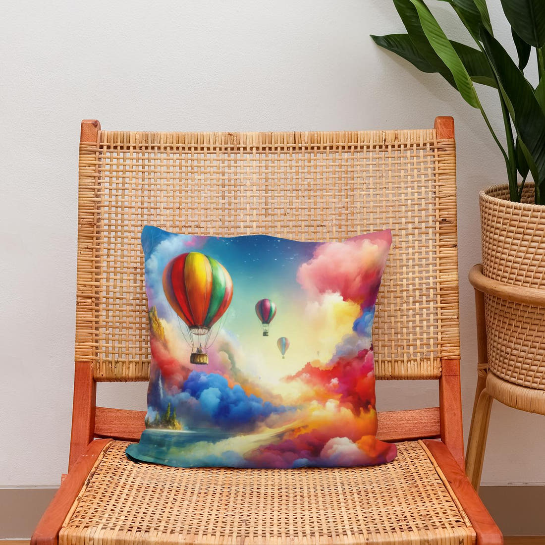 Whimsical Heights Cotton Cushion - Secondary Image 2