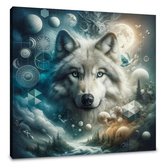Wild Wolf's Dream Canvas - Main Image