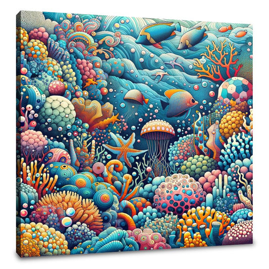 Marine Pop Fusion Canvas - Main Image