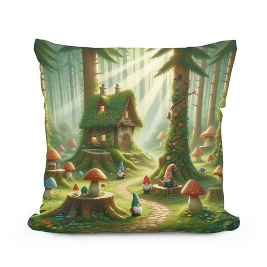 Enchanted Gnome Cotton Cushion - Main Image