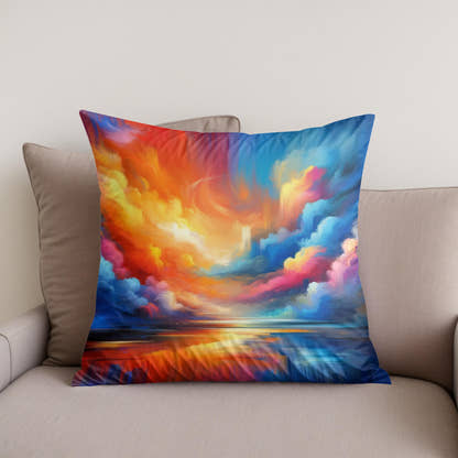 Calm Collision Cotton Cushion - Secondary Image