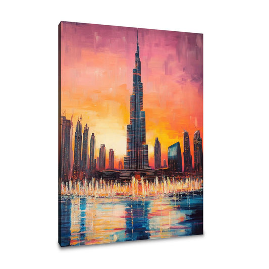 Burj Khalifa Sunrise Canvas - Main Image