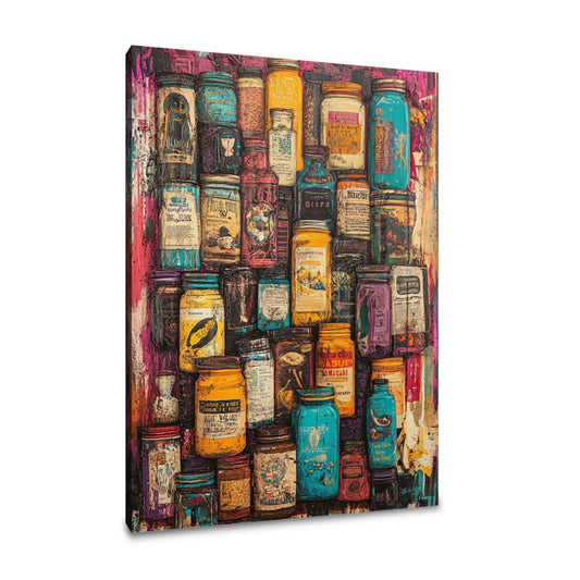 Dadaist Spice Jar Canvas - Main Image