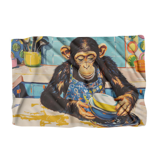 Joyful Chimp Blanket - Main Image