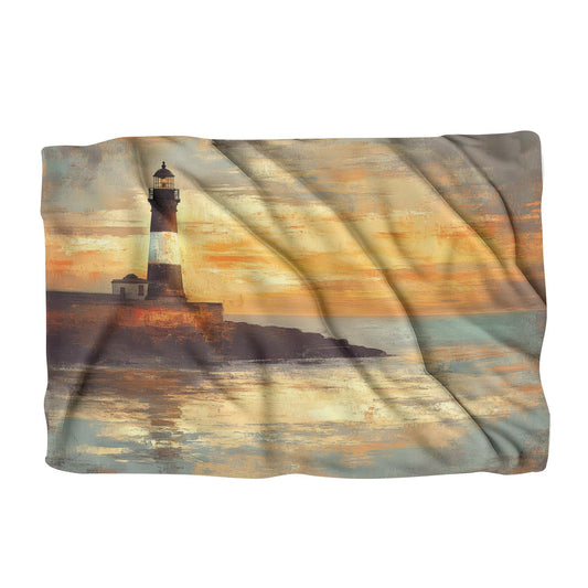 Plymouth Hoe Sunset Blanket - Main Image