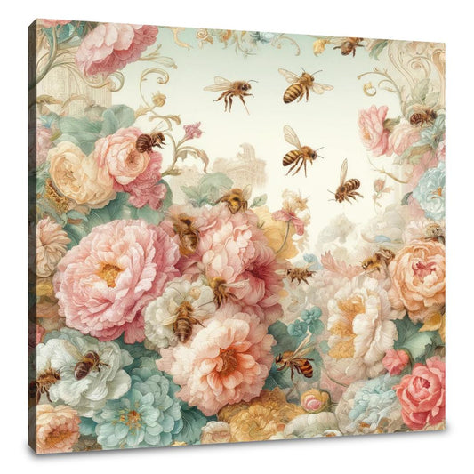 Victorian Bee Garden Canvas - Main Image