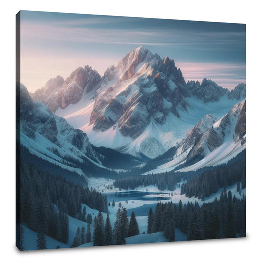 Dawn Mountain Serenity Canvas - Main Image
