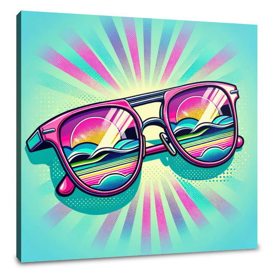 Retro Sun Canvas - Main Image