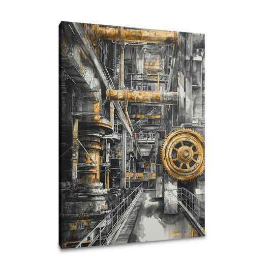 Golden Industry Canvas - Main Image