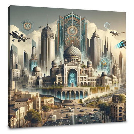 Modern Futuristic Wall Art - Main Image