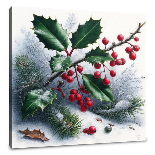 Winter Flora Whisper Canvas - Main Image